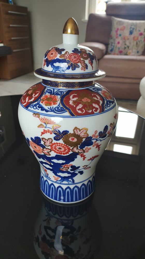 Image 1 of Imari Vase With Lid