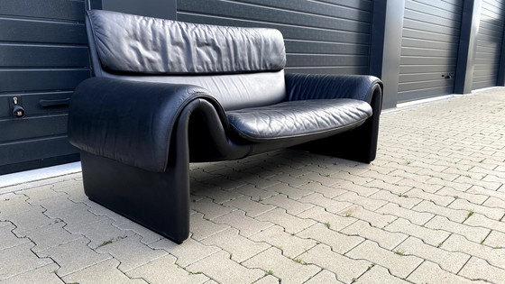 Image 1 of De Sede Ds 2011 Design Sofa Leather Black