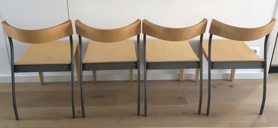 Image 1 of 4 x Vintage IKEA 'Nordisk' Postmodern Chairs by Tina Christensen for IKEA, 1990s