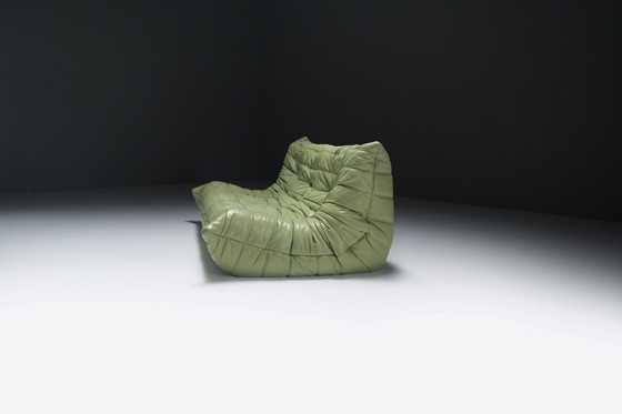 Image 1 of Original Vintage Togo From 1978 In Mint Green By Michel Ducaroy For Ligne Roset.