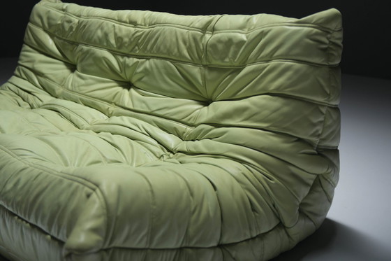 Image 1 of Original Vintage Togo From 1978 In Mint Green By Michel Ducaroy For Ligne Roset.