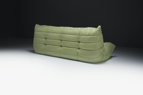 Image 1 of Original Vintage Togo From 1978 In Mint Green By Michel Ducaroy For Ligne Roset.