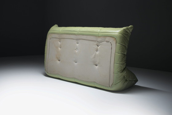Image 1 of Original Vintage Togo From 1978 In Mint Green By Michel Ducaroy For Ligne Roset.