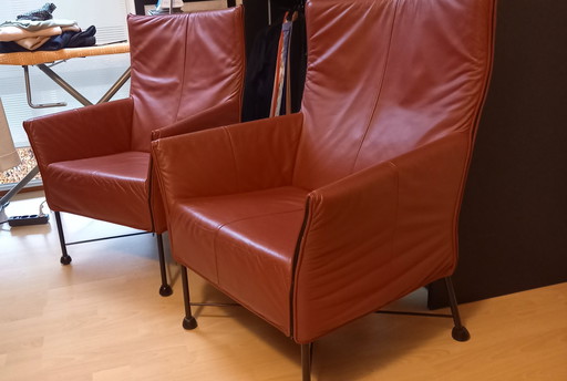 2 Pieces Montis Charly Armchairs From Leolux For Sale