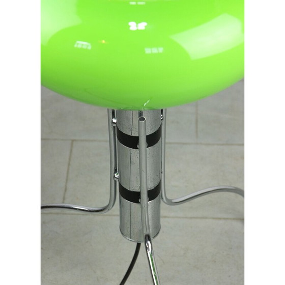Image 1 of Mid-century Italian green glass floor lamp