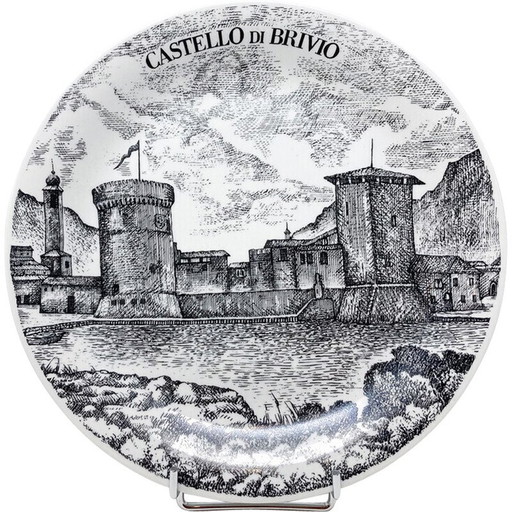 Vintage plate for Fornasetti, Italy