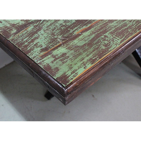 Image 1 of Tavolo rettangolare vintage in mogano patinato, India