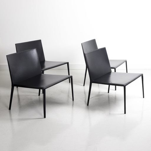 Set Of 4 Norma Armchairs By Arper