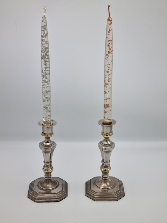 Image 1 of 2x Classic and elegant candlestick