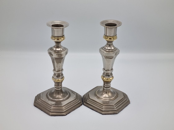 Image 1 of 2x Classic and elegant candlestick