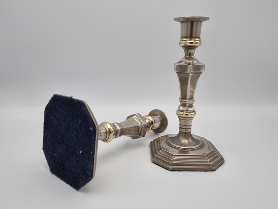 Image 1 of 2x Classic and elegant candlestick