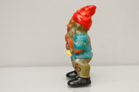Image 1 of Mid - Century Garden Gnome By Clemens Spang, Gnome With Shawm
