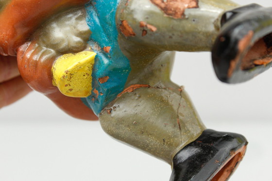 Image 1 of Mid - Century Garden Gnome By Clemens Spang, Gnome With Shawm