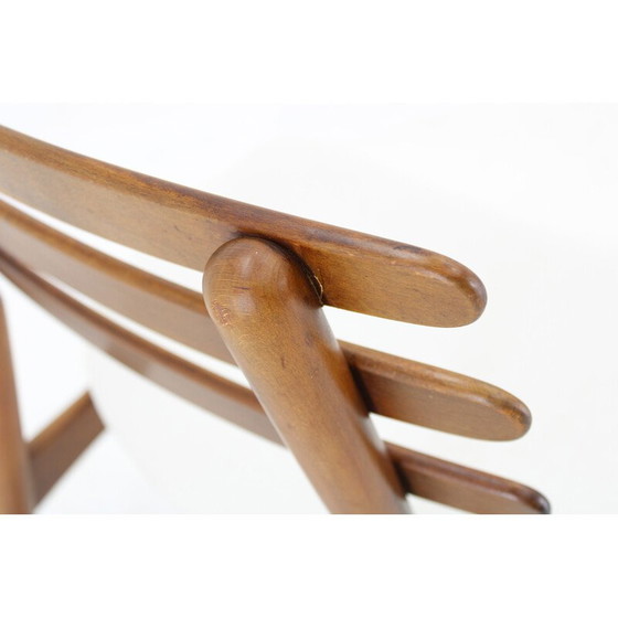 Image 1 of Pair of vintage J48 chairs in oakwood by Poul M. Volther, Denmark 1960s