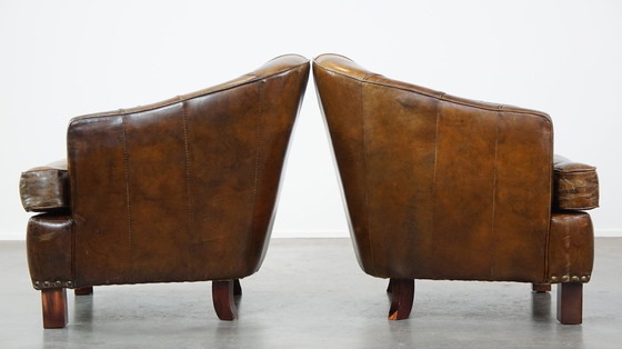 Image 1 of 2 x Sillón de diseño de piel de vacuno