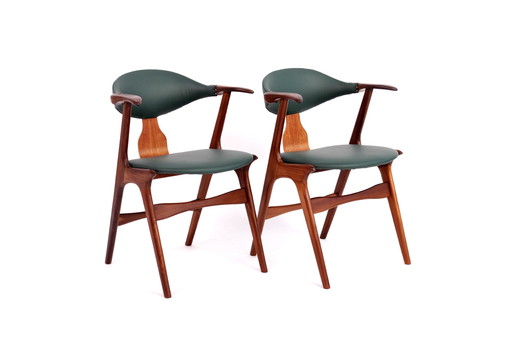 2x AWA dining chairs by Louis Van Teeffelen