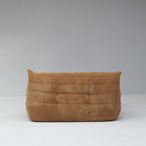 Image 1 of Light Brown Togo Set By Michel Ducaroy For Ligne Roset