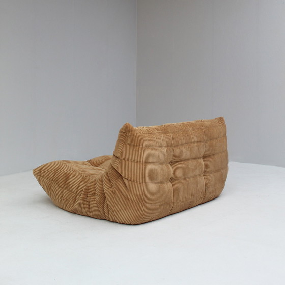 Image 1 of Light Brown Togo Set By Michel Ducaroy For Ligne Roset