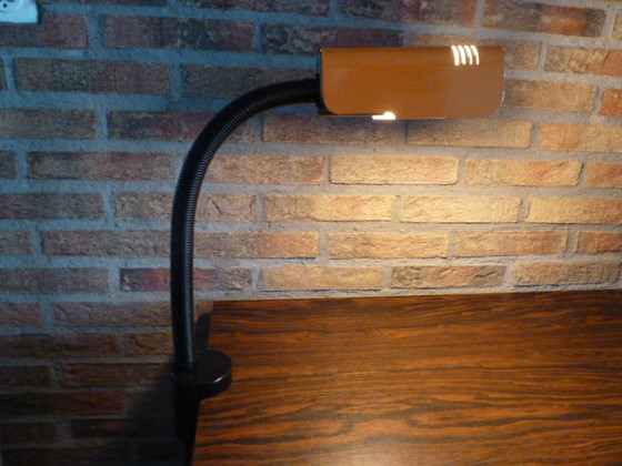 Image 1 of Targetti Sankey, aluminum desk lamp with table clamp.