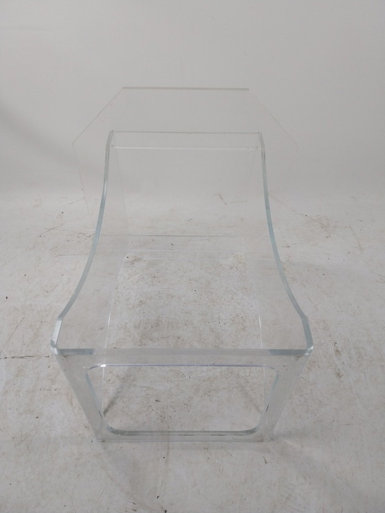 Image 1 of 1 X Plexiglas Side Table 1980'S