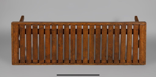 Banc À Lattes By Pierre Jeanneret. Chandigarh 1960