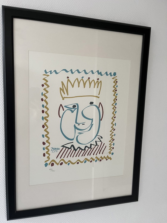 Image 1 of Picasso silkscreen print in frame