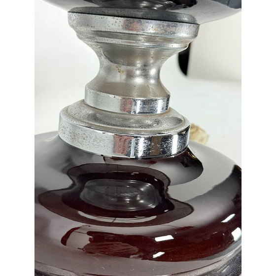 Image 1 of Lampada da tavolo vintage Space Age in cromo e lacca, Italia 1970