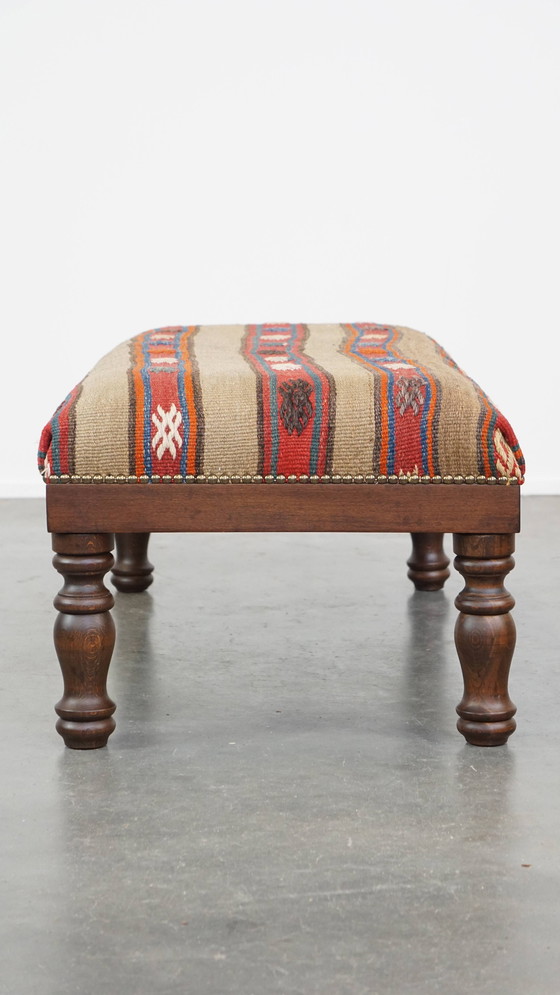 Image 1 of Large Kelim Hocker