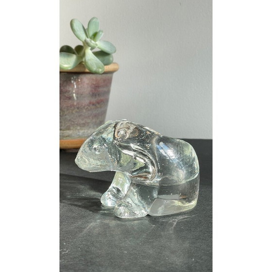 Image 1 of Vintage semi-crystal pocket tray