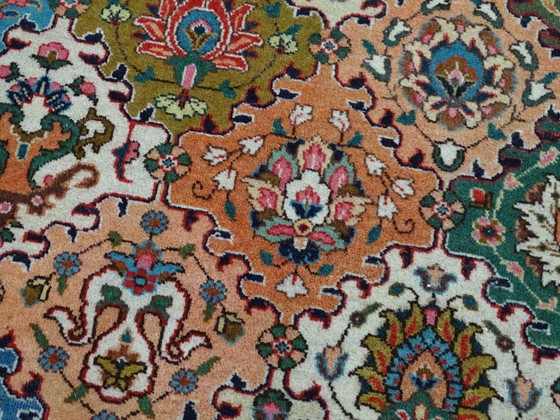 Image 1 of Signed Tabriz - 390 X 291 Cm - Hand Knotted