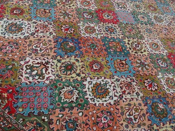 Image 1 of Signed Tabriz - 390 X 291 Cm - Hand Knotted