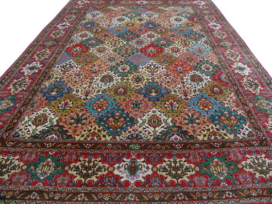 Image 1 of Signed Tabriz - 390 X 291 Cm - Hand Knotted