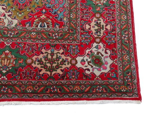 Image 1 of Signed Tabriz - 390 X 291 Cm - Hand Knotted