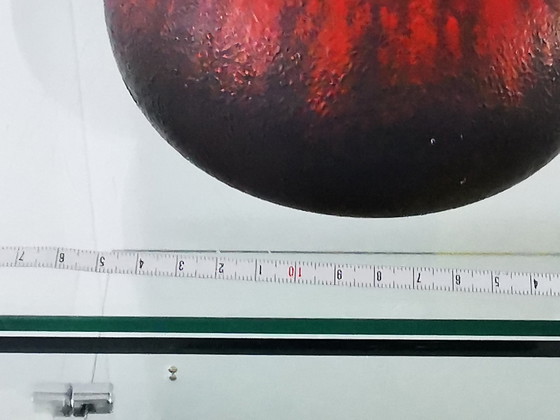 Image 1 of Veba, W Germany, Ball Vase Jes, Glass With Ceramic Glaze