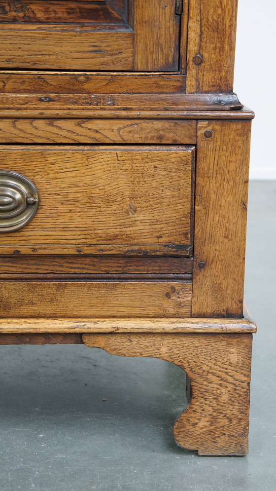 Image 1 of Oak Press Cupboard/ Sideboard