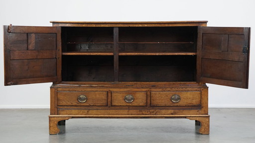 Oak Press Cupboard/ Sideboard