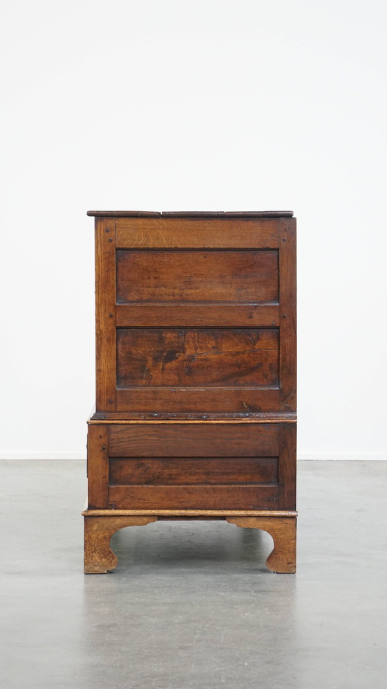 Image 1 of Oak Press Cupboard/ Sideboard