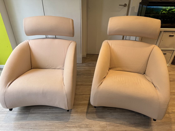 Image 1 of 2x Armchairs Cerruti Baleri Mama