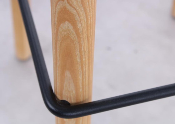 Image 1 of 4X Artifort Beso Barstool Gray/Wood