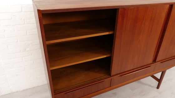 Image 1 of  Vintage Highboard | Teak | Sliding Doors | 170 Cm