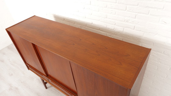 Image 1 of  Vintage Highboard | Teak | Sliding Doors | 170 Cm