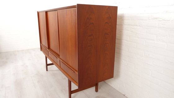 Image 1 of  Vintage Highboard | Teak | Sliding Doors | 170 Cm