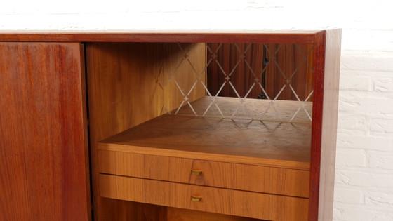 Image 1 of  Vintage Highboard | Teak | Sliding Doors | 170 Cm
