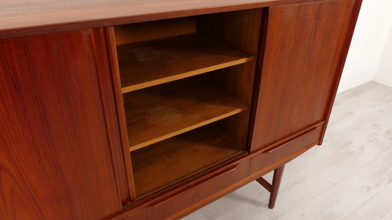 Image 1 of  Vintage Highboard | Teak | Sliding Doors | 170 Cm