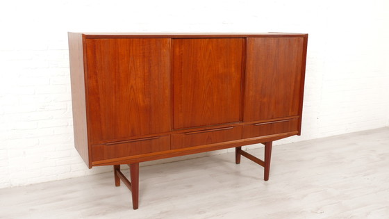 Image 1 of  Vintage Highboard | Teak | Sliding Doors | 170 Cm