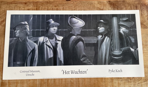 Pyke Koch (1901-1991), Het Wachten, 1941, Copyright Erven Pyke Centraal Museum Utrecht 1994, Published By Artunliminted, Printed