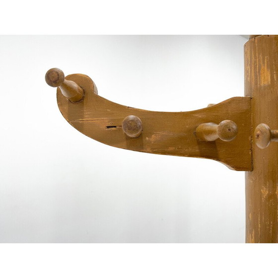 Image 1 of Vintage wood coat rack, Czechoslovakia 1950