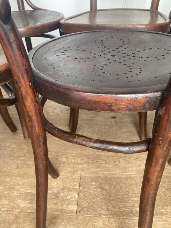 Image 1 of 6x Thonet + Vintage chairs