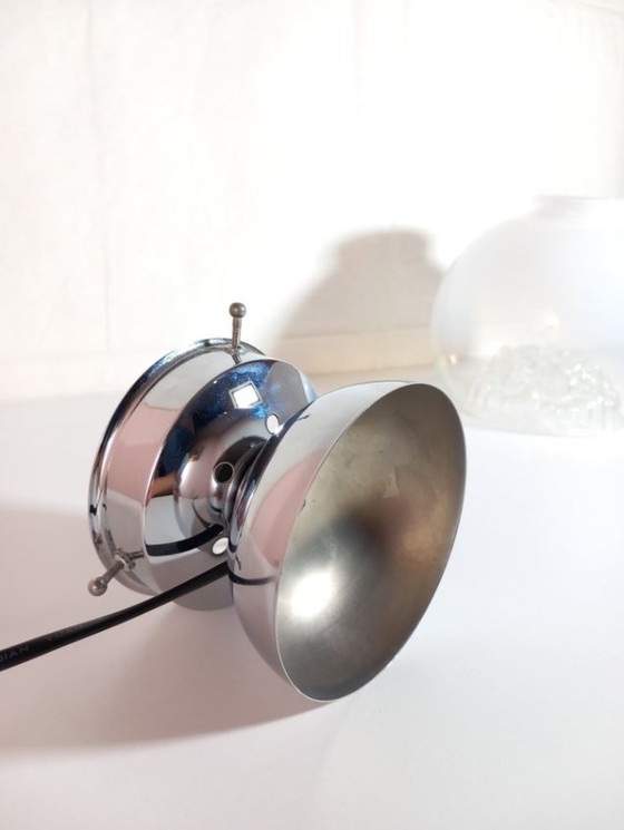 Image 1 of Vintage Space Age lampe de table ronde