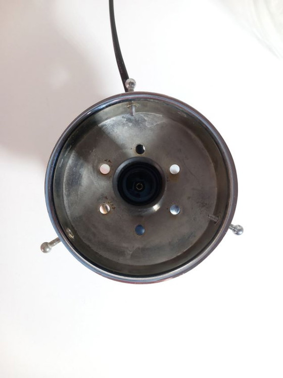 Image 1 of Vintage Space Age lampe de table ronde